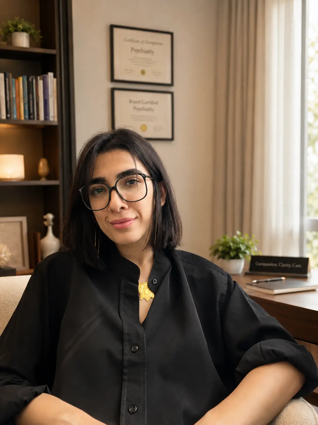 Professional portrait of Dr. Elaf Jaff